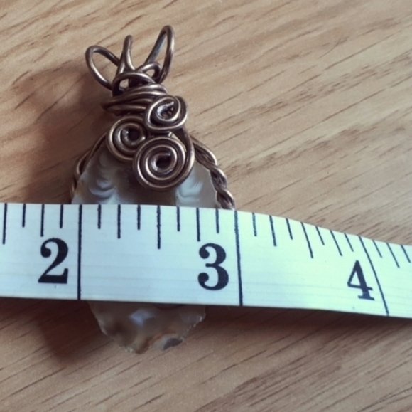 Natural Agate Druzy Crystals Pendant! - Picture 3 of 3